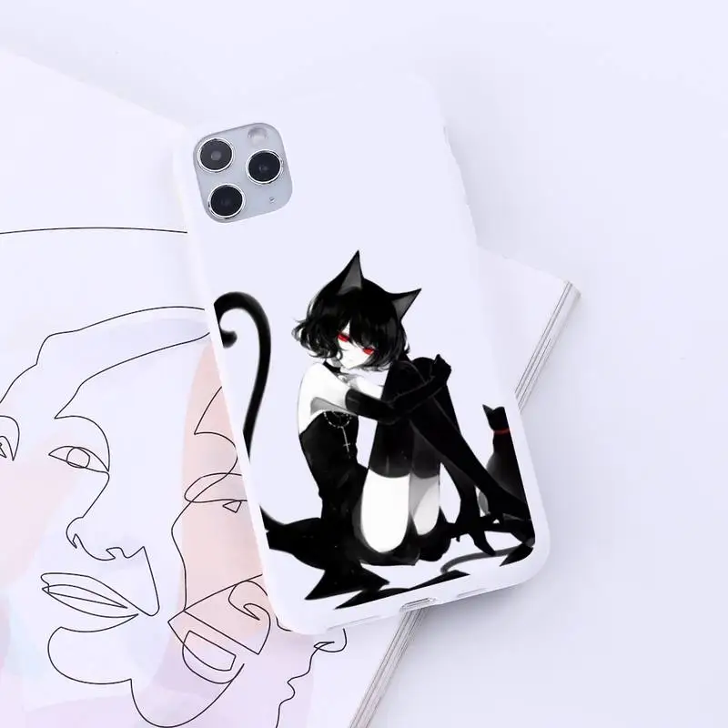 Anime Loli Gothic Cat Phone Case Candy Color for iPhone 6 7 8 11 12 s mini pro X XS XR MAX Plus
Anime Loli Gothic Cat Phone Case Candy Color for iPhone 6 7 8 11 12 s mini pro X XS XR MAX Plus
