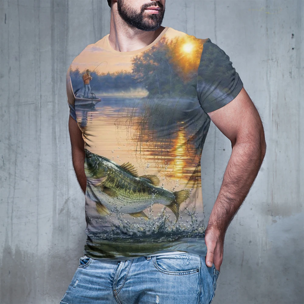 ManSummer 3D printed Fish pattern Men And Women Casual Oversized T-Shirt Fashion Trend O-Neck Men's Hip Hop Short Sleeve T-Shirt
ManSummer 3D printed Fish pattern Men And Women Casual Oversized T-Shirt Fashion Trend O-Neck Men's Hip Hop Short Sleeve T-Shirt