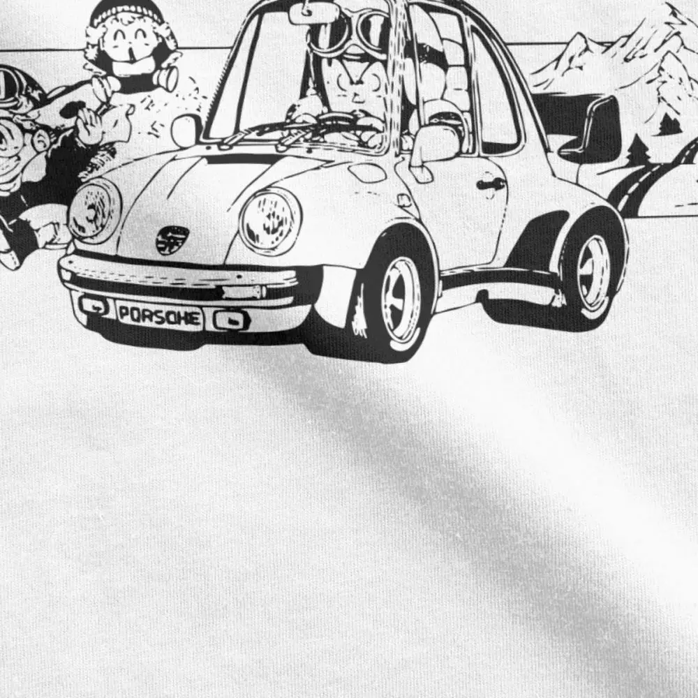 Мужская футболка из чистого хлопка с коротким рукавом Arale Norimaki Dr Slump аниме Акира
