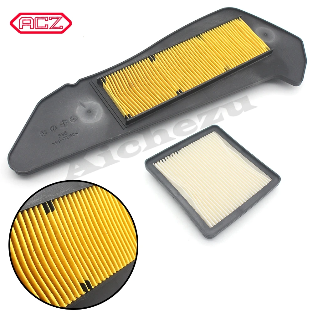 2Pcs Motorcycle Air Filter Air Intake Cleaner Engine Protect Air Cleaner Filter Part for Yamaha XMAX 250 300 X MAX 300
2Pcs Motorcycle Air Filter Air Intake Cleaner Engine Protect Air Cleaner Filter Part for Yamaha XMAX 250 300 X MAX 300