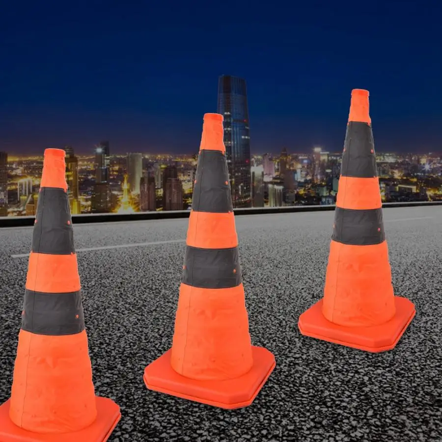 70cm Road Traffic Collapsible Road Cones With Reflective Strip Safety Collapsible Road Cones road sign
70cm Road Traffic Collapsible Road Cones With Reflective Strip Safety Collapsible Road Cones road sign