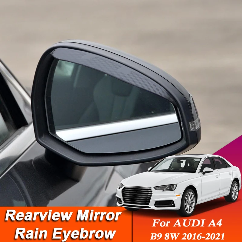 Car-styling For Audi A4 B9 8W 2016-2021 Carbon Fiber Rearview Mirror Eyebrow Rain Shield Anti-rain Cover Sticker Auto Accessory
Car-styling For Audi A4 B9 8W 2016-2021 Carbon Fiber Rearview Mirror Eyebrow Rain Shield Anti-rain Cover Sticker Auto Accessory