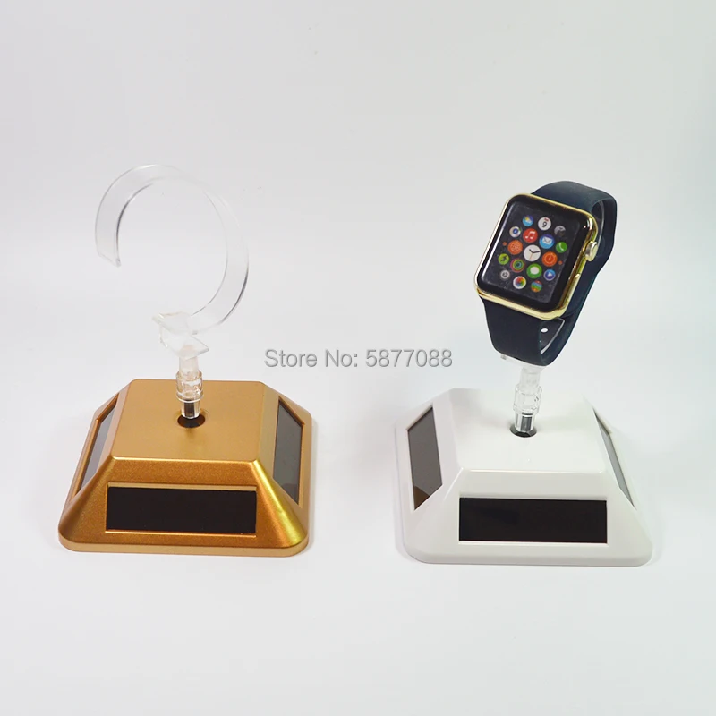 Стенд iWatch на солнечной батарее работающий как от энергии так и батареи умные часы