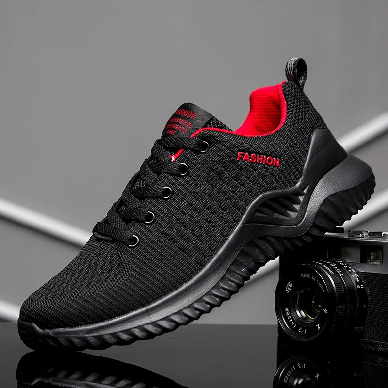 Fashion Men's Sneakers Breathable Mesh Mesh Running Shoes Lightweight Lace-up Male Sneakers Comfortable Outdoor Sports Gym Shoes
Fashion Men's Sneakers Breathable Mesh Mesh Running Shoes Lightweight Lace-up Male Sneakers Comfortable Outdoor Sports Gym Shoes