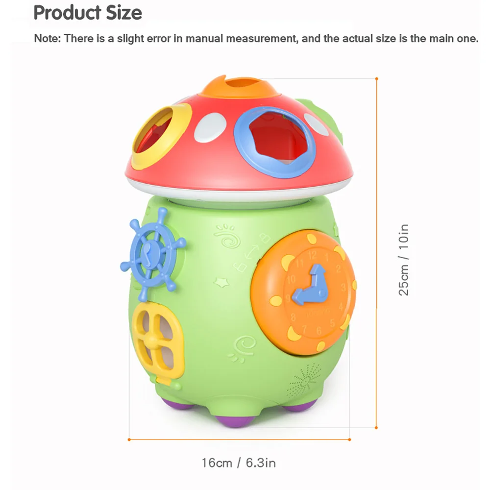 IKAUOIE Educational Toys Multifunctional Musical Toys Baby Fun Music Mushroom Cart Musical Electronic Geometric Blocks Sorting
IKAUOIE Educational Toys Multifunctional Musical Toys Baby Fun Music Mushroom Cart Musical Electronic Geometric Blocks Sorting