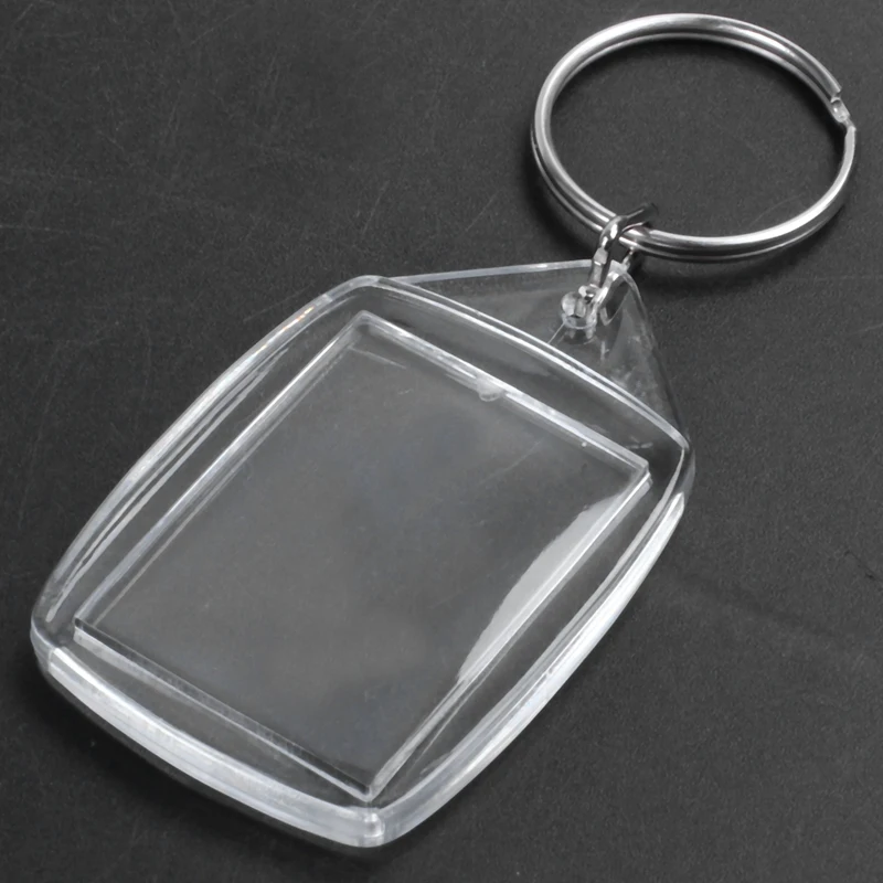 Clear Acrylic Plastic Blank Keyrings Insert Passport Photo Keychain Keyfob
Clear Acrylic Plastic Blank Keyrings Insert Passport Photo Keychain Keyfob
