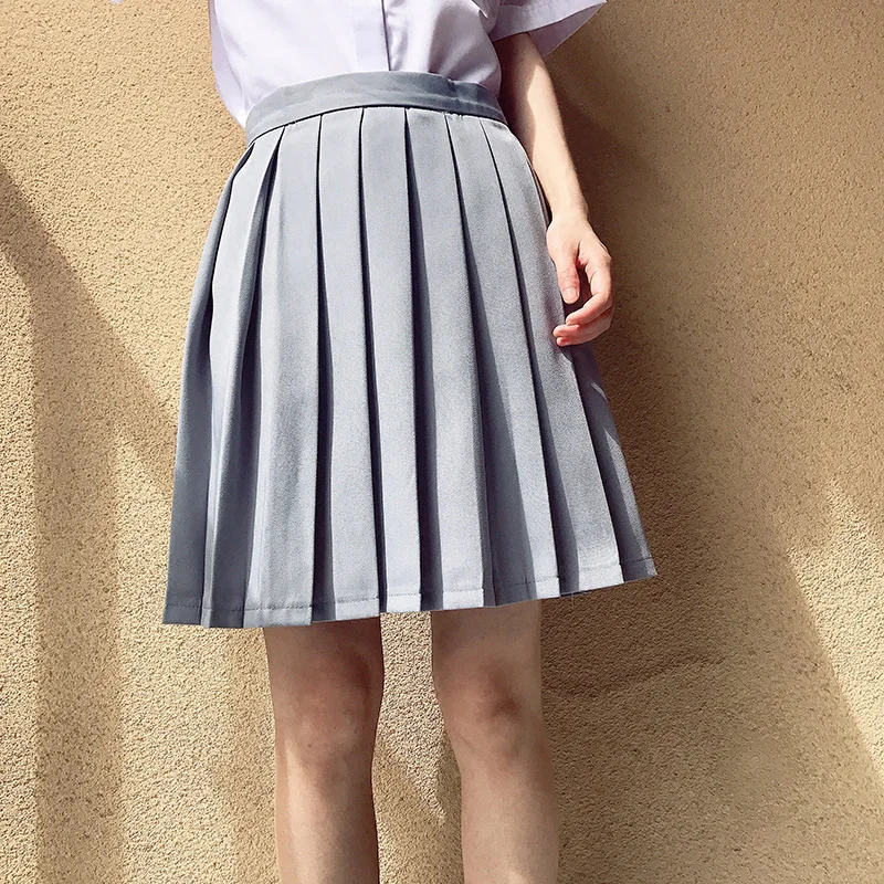 Летние JK матроску школьная форма однотонная плиссированная юбка цвета с карманами; Регулируемая посадка на талии
Летние JK матроску школьная форма однотонная плиссированная юбка цвета с карманами; Регулируемая посадка на талии