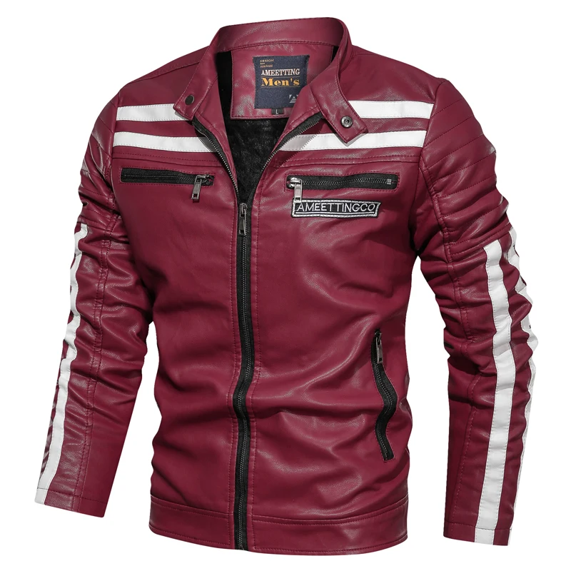 Men Leather Jacket and Coat New Autumn Motorcycle Casual Slim PU Leather Jackrets Zipper Fashion Mens Bomber Jacket L-3XL
Men Leather Jacket and Coat New Autumn Motorcycle Casual Slim PU Leather Jackrets Zipper Fashion Mens Bomber Jacket L-3XL