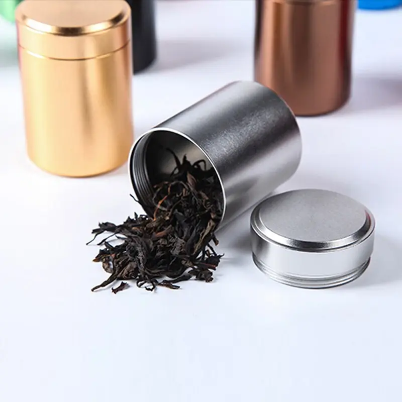 New Metal Aluminum Portable Small Sealed Cans Travel Tea Caddy Airtight Smell Proof Container Stash Jar
New Metal Aluminum Portable Small Sealed Cans Travel Tea Caddy Airtight Smell Proof Container Stash Jar