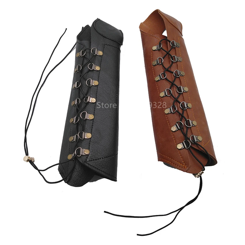 Unisex Medieval Armor Costume Arm PU Leather Bracers Archery Accessoris Men Wristband Protector Steampunk Bangle Buckle Bracelet
Unisex Medieval Armor Costume Arm PU Leather Bracers Archery Accessoris Men Wristband Protector Steampunk Bangle Buckle Bracelet