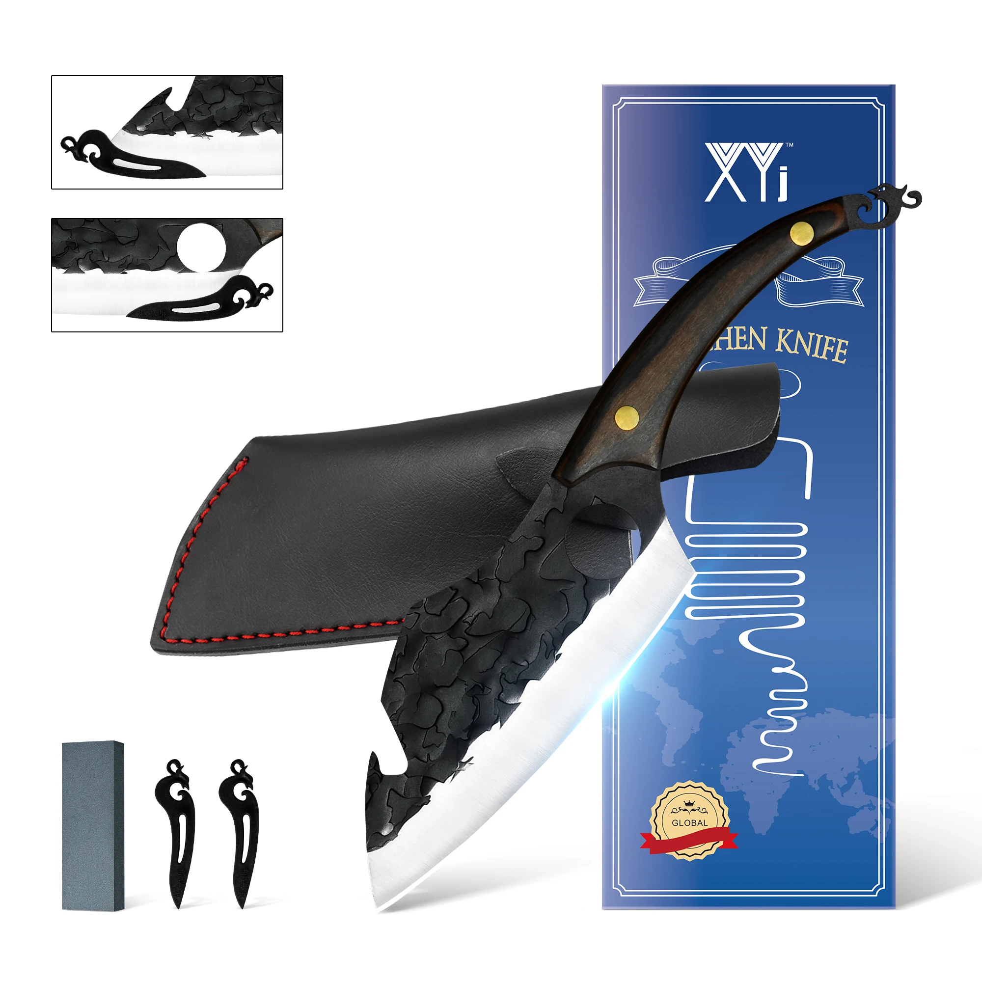 Kitchen Cleaver Knife Stainless Steel Meat Vegetable Cutting Knives Tool Full Tang Wood Handle Outdoor Camping Knife Gift Tools
Kitchen Cleaver Knife Stainless Steel Meat Vegetable Cutting Knives Tool Full Tang Wood Handle Outdoor Camping Knife Gift Tools