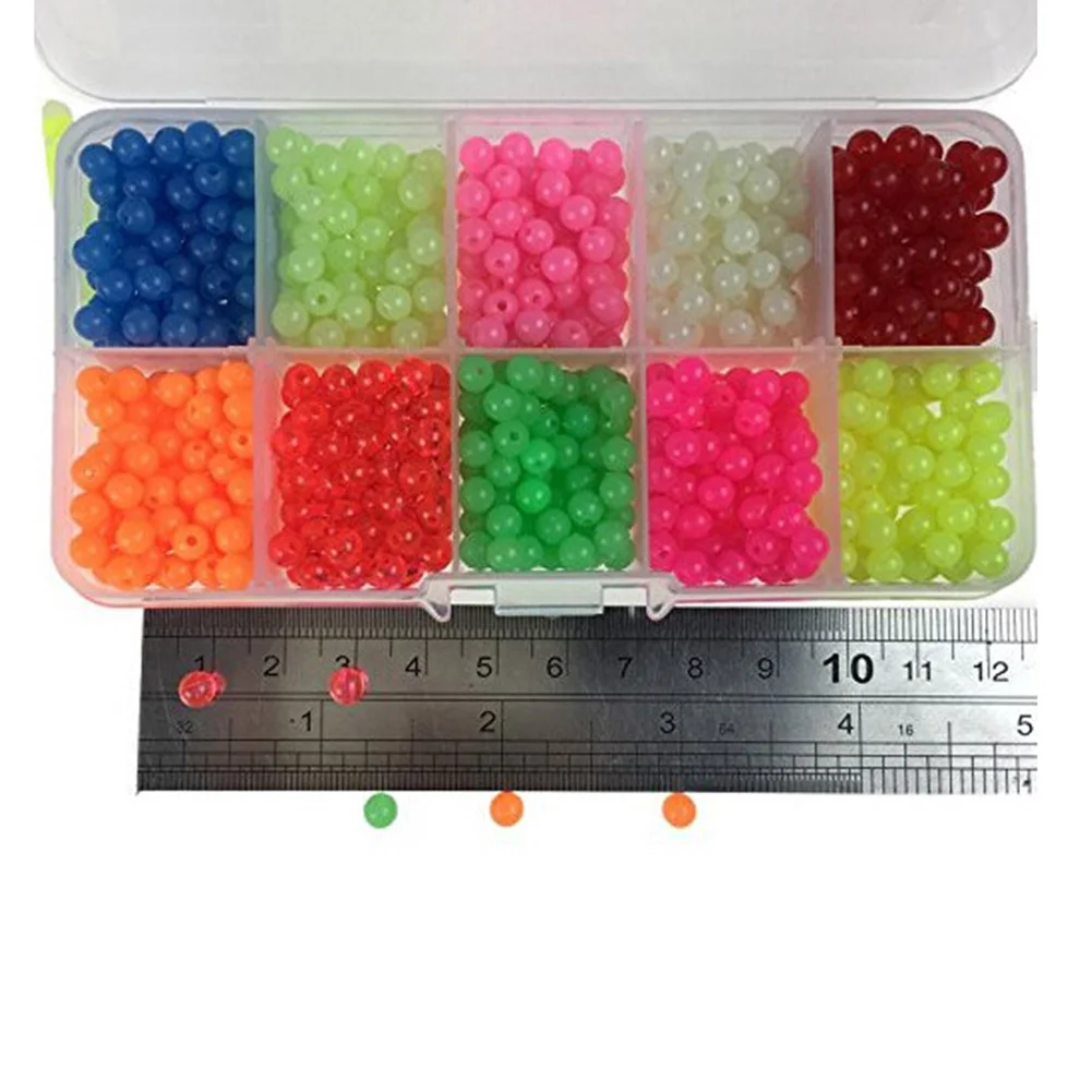 1000pc/Box Round Luminous Glow Fishing Beads Sea Fishing Lure Float Tackles Tool Fishing Terminal Tackle Accessories Pesca
1000pc/Box Round Luminous Glow Fishing Beads Sea Fishing Lure Float Tackles Tool Fishing Terminal Tackle Accessories Pesca