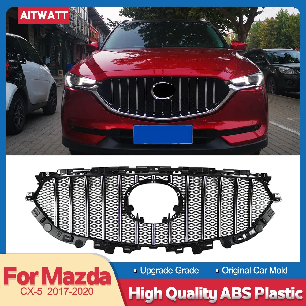 Аксессуары для Mazda CX-5 CX5 2017-2020 Авто Передняя сетчатая наружная маска накладки передний бампер ABS модифицированные грили 1 шт.
Аксессуары для Mazda CX-5 CX5 2017-2020 Авто Передняя сетчатая наружная маска накладки передний бампер ABS модифицированные грили 1 шт.