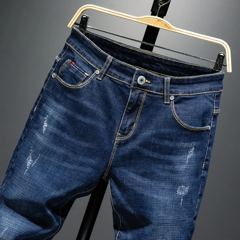 Spring Autumn 2021 Men's Smart Jeans Business Fashion Straight Regular Blue Stretch Denim Trousers Classic Men Plus Size 27-38
Spring Autumn 2021 Men's Smart Jeans Business Fashion Straight Regular Blue Stretch Denim Trousers Classic Men Plus Size 27-38