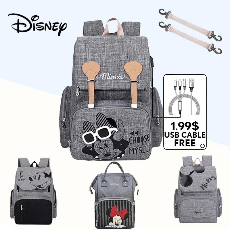 Disney Mickey Maternity Backpack Usb Diaper Bag Waterproof Baby Bag Organizer Large Capacity Nappy Maternity Bag Free Pair Hooks
Disney Mickey Maternity Backpack Usb Diaper Bag Waterproof Baby Bag Organizer Large Capacity Nappy Maternity Bag Free Pair Hooks