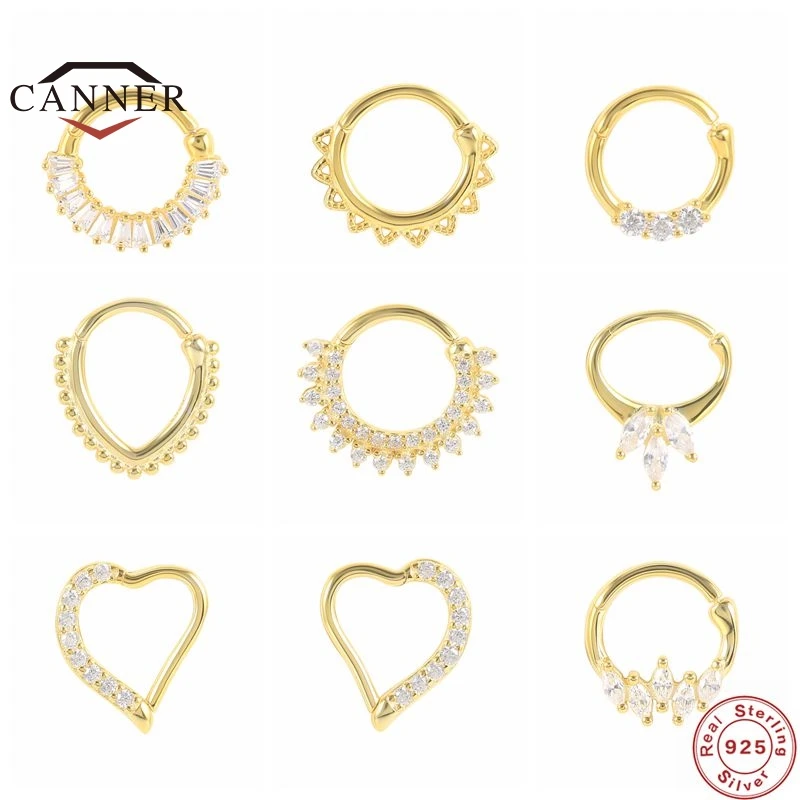 CANNER Exquisite Charm Small 925 Sterling Silver Piercing Cartilage Stud Earrings for Women Men Earings Nose Ring Fine Jewelry
CANNER Exquisite Charm Small 925 Sterling Silver Piercing Cartilage Stud Earrings for Women Men Earings Nose Ring Fine Jewelry