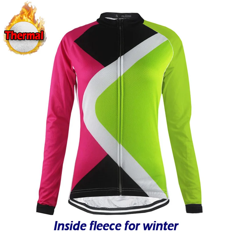 Women New Winter Thermal Long Sleeves Cycling Jersey Bike Warm Wear Mtb Shirt Motocross Coat Mountain Sport Top Outdoor Clothes
Women New Winter Thermal Long Sleeves Cycling Jersey Bike Warm Wear Mtb Shirt Motocross Coat Mountain Sport Top Outdoor Clothes