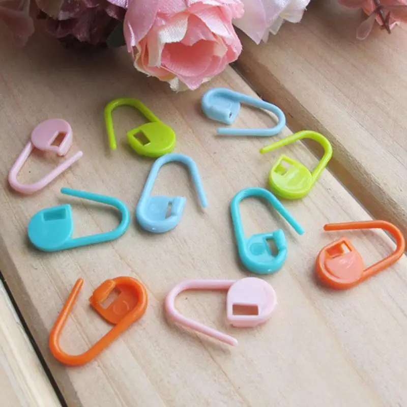 20/50/100pcs Mini Knitting Crochet Locking Stitch Markers Holder Needle Clip Craft Plastic Locking Stitch Marker Colorful Lock
20/50/100pcs Mini Knitting Crochet Locking Stitch Markers Holder Needle Clip Craft Plastic Locking Stitch Marker Colorful Lock