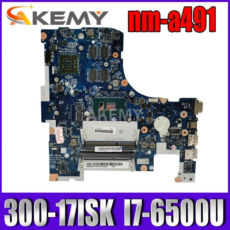 Для Lenovo 300-17 isk Материнская плата ноутбука I7-6500U CPU nm-a491 материнская плата 100% тест Бесплатная доставка
Для Lenovo 300-17 isk Материнская плата ноутбука I7-6500U CPU nm-a491 материнская плата 100% тест Бесплатная доставка