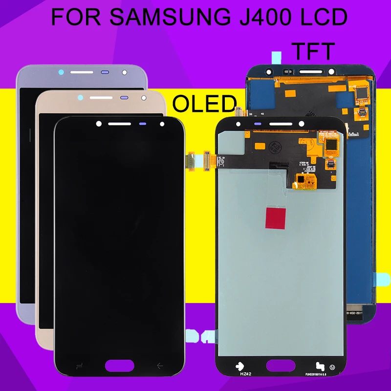 Фото HH Amoled J4 2018 ЖК дисплей для Samsung Galaxy J400 J400F / DS Дисплей с сенсорным - купить