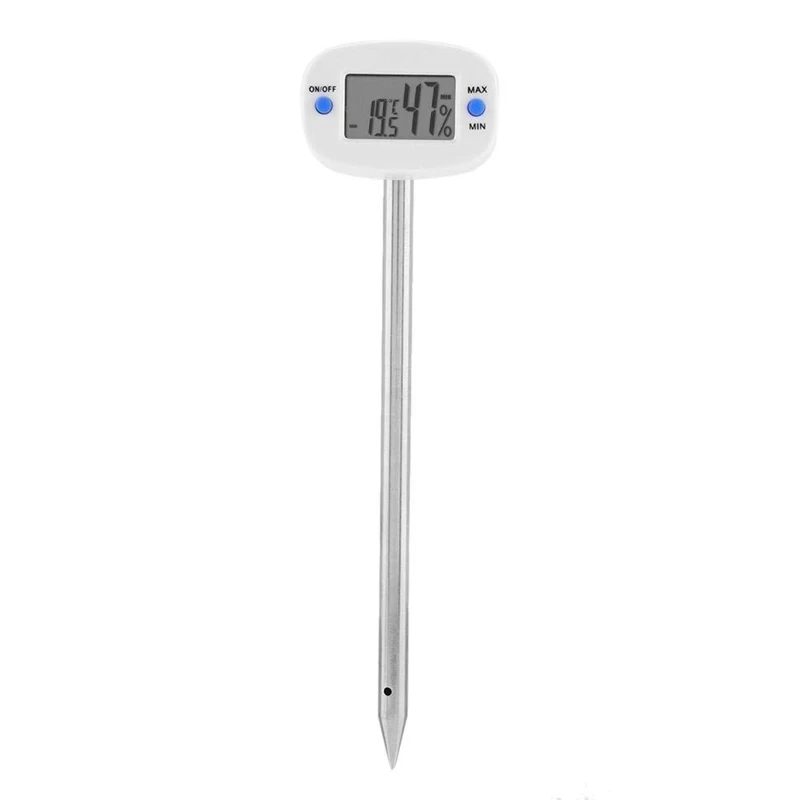 TA290 Digital Soil Hygrometer Moisture Meter Temperature Humidity Tester with Probe for Gardening Farming
TA290 Digital Soil Hygrometer Moisture Meter Temperature Humidity Tester with Probe for Gardening Farming