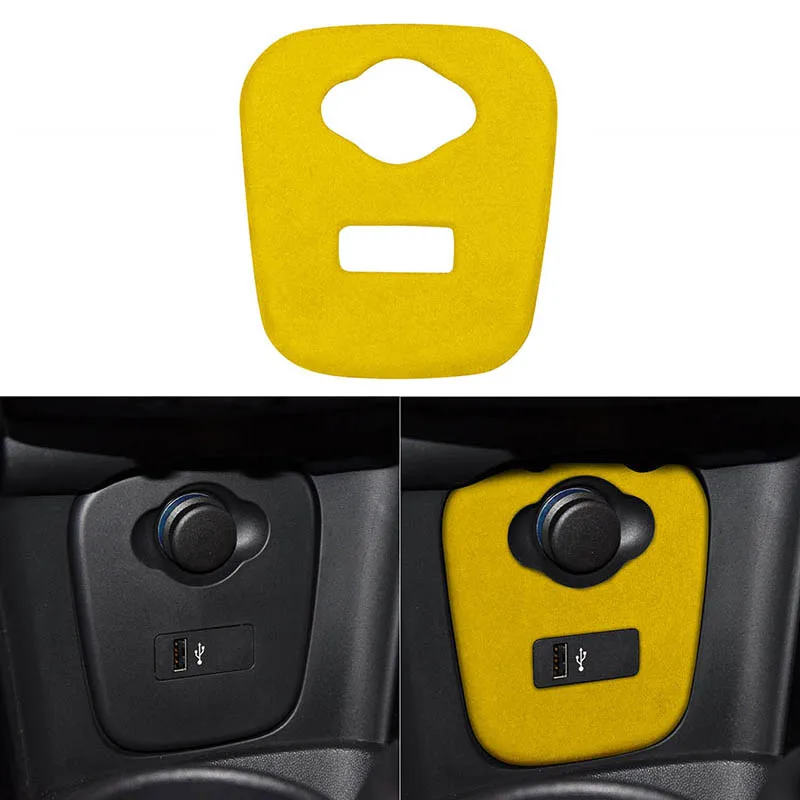 Suede Car Interior USB Cigarette Lighter Panel Decoration Cover Sticker for Mini Cooper F55 F56 F57 2014-2020 Car Accessories
Suede Car Interior USB Cigarette Lighter Panel Decoration Cover Sticker for Mini Cooper F55 F56 F57 2014-2020 Car Accessories