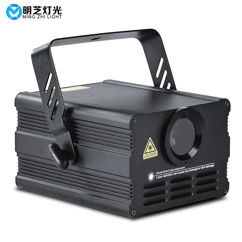 Mingzhi 1W RGB Minni анимационный лазер лазерный Dj диско клуб сцена РОЖДЕСТВО шоу