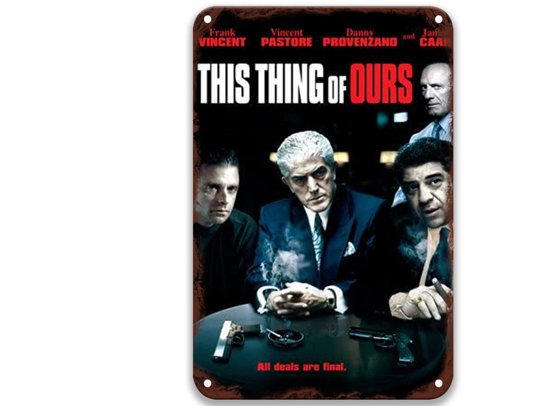 This Thing of Ours (2003) Modern Metal Tin Signs Movies Hanging Decor for Bathroom Wall Decor 8x12 Inches
This Thing of Ours (2003) Modern Metal Tin Signs Movies Hanging Decor for Bathroom Wall Decor 8x12 Inches