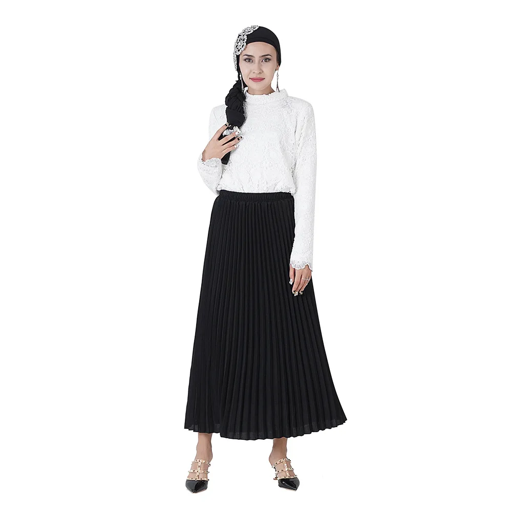 2021 Summer New Middle East Dubai Robe Abaya Saudi Arabia Stand-up Collar Lace Top Muslim Women's Bottom High-neck Top
2021 Summer New Middle East Dubai Robe Abaya Saudi Arabia Stand-up Collar Lace Top Muslim Women's Bottom High-neck Top