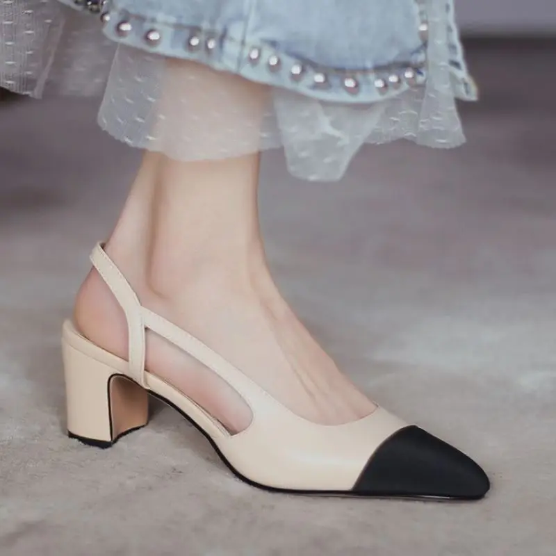 KemeKiss 2021 Women Sandals Shoes Real Leather Round Toe Thick High Heel Mixed Color Slip On Shoes Daily Footwear Size 32-43
KemeKiss 2021 Women Sandals Shoes Real Leather Round Toe Thick High Heel Mixed Color Slip On Shoes Daily Footwear Size 32-43