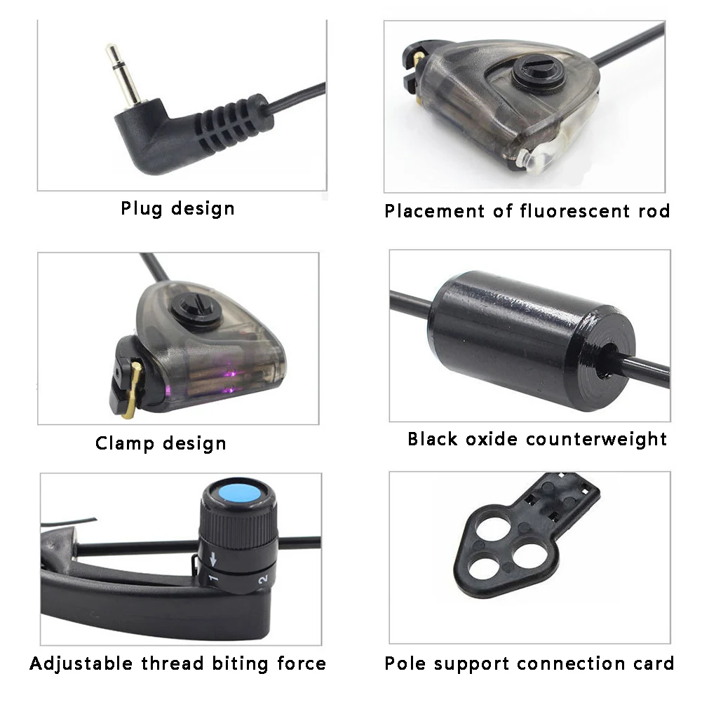 Zipper Case LED Bite Indicator Carp Fishing Illuminated Accessories Flicker Portable With Spring Practical Swinger Set Outdoor
Zipper Case LED Bite Indicator Carp Fishing Illuminated Accessories Flicker Portable With Spring Practical Swinger Set Outdoor