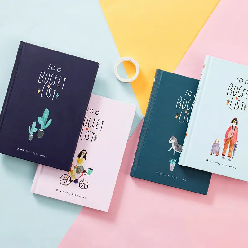 2021 Korean 100 Bucket To Do List Wish List Kawaii Cute Flower Colorful Boxed Daily Planner School Office Supplies Stationary A5
2021 Korean 100 Bucket To Do List Wish List Kawaii Cute Flower Colorful Boxed Daily Planner School Office Supplies Stationary A5