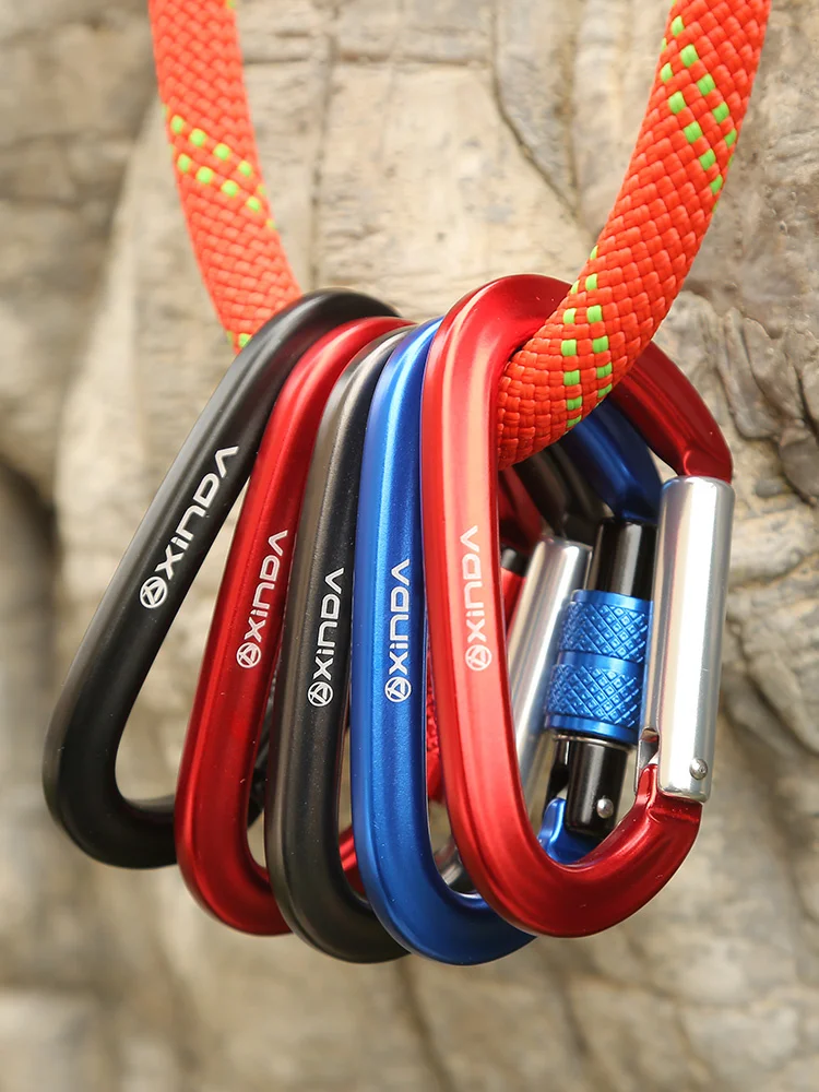 Xinda Keychain backpack hammock swing D shape automatic carabiner outdoor multifunctional quickdraw buckle hiking camping
Xinda Keychain backpack hammock swing D shape automatic carabiner outdoor multifunctional quickdraw buckle hiking camping