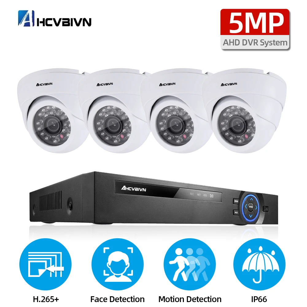 4channekl 5MP AHD DVR Kit Home CCTV Monitoring Camera Security System Kit H.265 Outdoor Waterproof Video Surveillance System Set
4channekl 5MP AHD DVR Kit Home CCTV Monitoring Camera Security System Kit H.265 Outdoor Waterproof Video Surveillance System Set