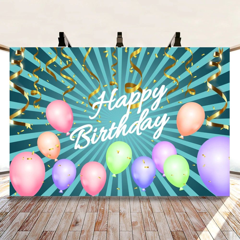 Happy Birthday Ribbon Colorful Balloons Backdrop Children Party Decor Studio Photography Vinyl Background Banner Booth Prop
Happy Birthday Ribbon Colorful Balloons Backdrop Children Party Decor Studio Photography Vinyl Background Banner Booth Prop
