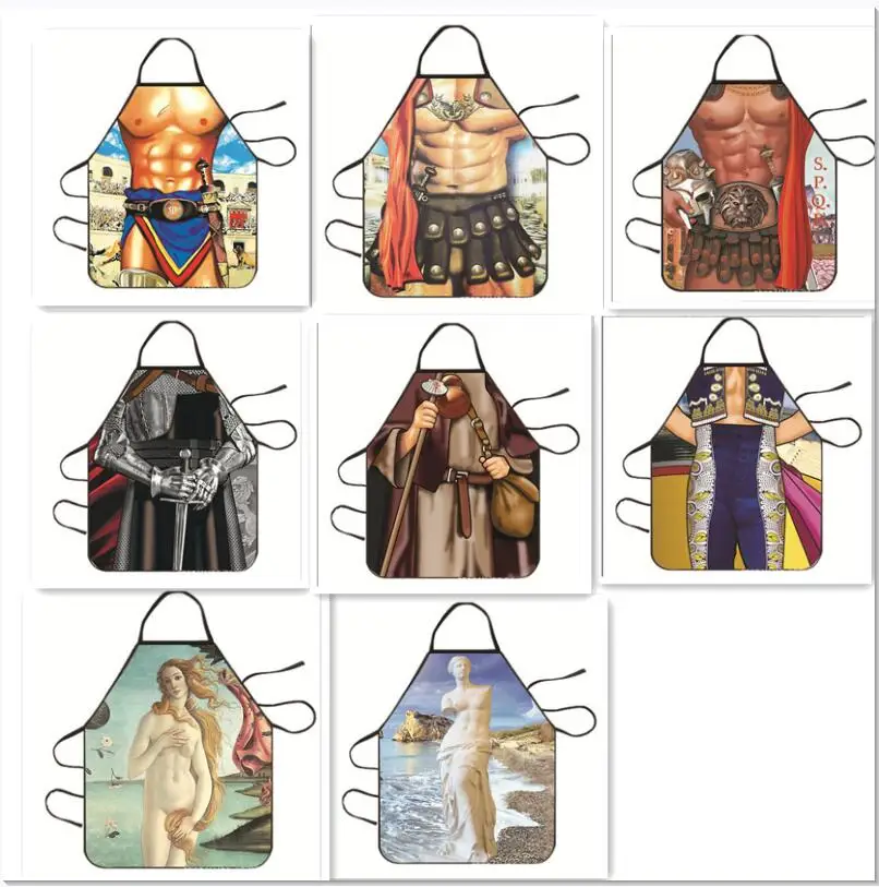 Medieval Samurai Creative Personality Apron Fashion Lovely Kitchen Cooking Cleaning Household Waterproof Antifouling Apron
Medieval Samurai Creative Personality Apron Fashion Lovely Kitchen Cooking Cleaning Household Waterproof Antifouling Apron