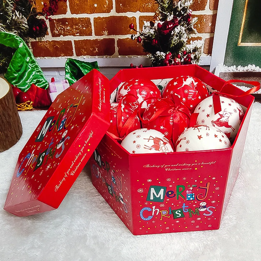 Christmas Xmas Tree Hanging Ball Ornaments decorations Gift New Year Navidad Ball Bauble for DIY Xmas Party with Belts Eazy Hang
Christmas Xmas Tree Hanging Ball Ornaments decorations Gift New Year Navidad Ball Bauble for DIY Xmas Party with Belts Eazy Hang