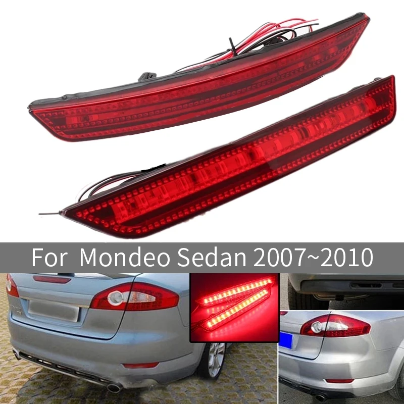 2Pcs Car LED Rear Bumper Reflector Light for Ford Mondeo Sedan 2007-2010 Tail Brake Stop Car Light Fog Lamp
2Pcs Car LED Rear Bumper Reflector Light for Ford Mondeo Sedan 2007-2010 Tail Brake Stop Car Light Fog Lamp