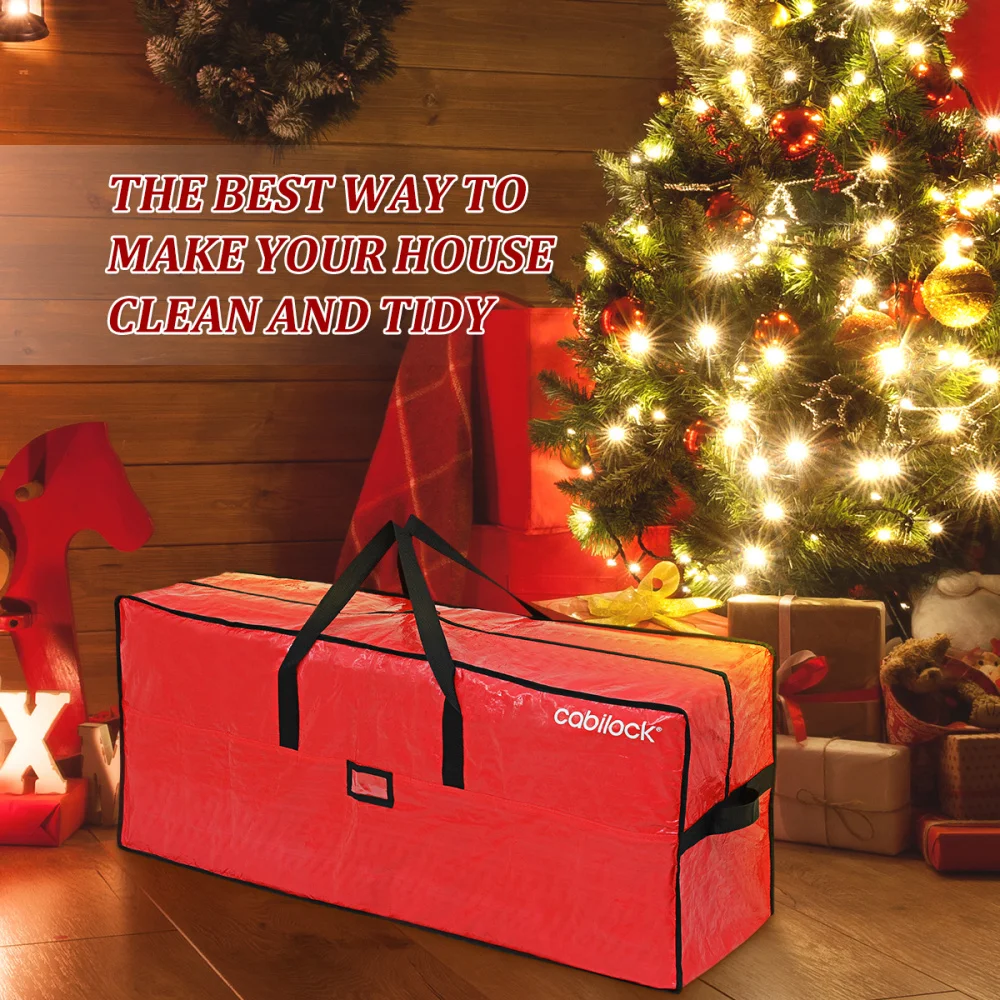 Cabilock Christmas Tree Storage Bag Durable Waterproof Xmas Large Tree Container Reinforced Wide Handle Artificial Xmas Tree Sto
Cabilock Christmas Tree Storage Bag Durable Waterproof Xmas Large Tree Container Reinforced Wide Handle Artificial Xmas Tree Sto