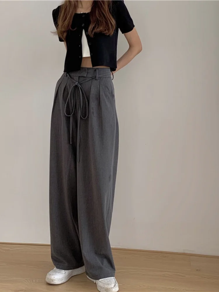 Black Straight Capris Summer Women's Clothing All-match Trend Preppy Style Elastic Waist Wide Leg Pants Explosion 2021 Ins Tide
Black Straight Capris Summer Women's Clothing All-match Trend Preppy Style Elastic Waist Wide Leg Pants Explosion 2021 Ins Tide