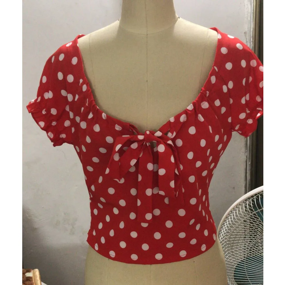 Summer Newest Hot Fashion Dot Women Casual Short Sleeve Dot Print Cotton T-Shirt Tops Tee Shirts 
Summer Newest Hot Fashion Dot Women Casual Short Sleeve Dot Print Cotton T-Shirt Tops Tee Shirts