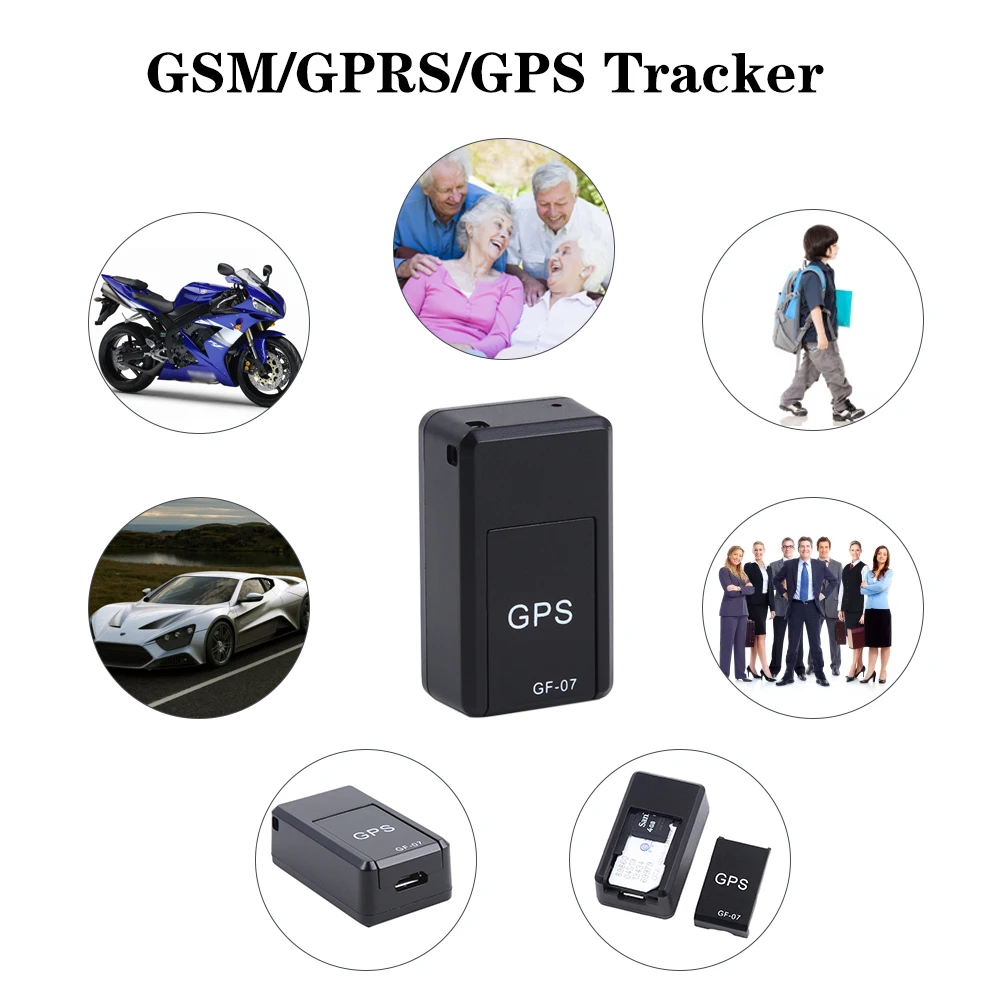 

Mini Real-time Portable GF07 Tracking Device Satellite Positioning Against Theft for Vehicle,person and Other Moving Objects