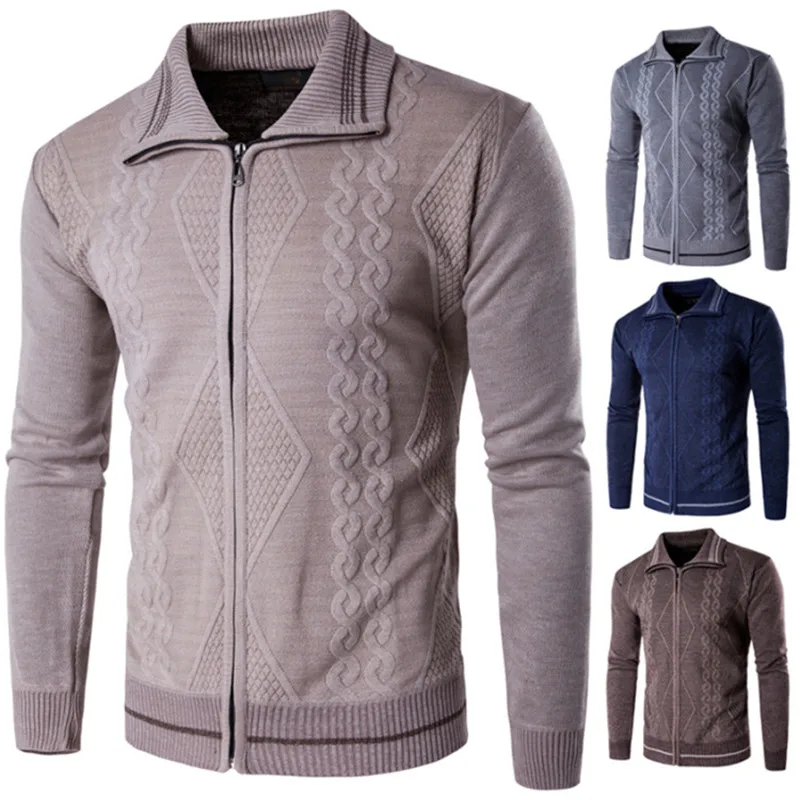 Zipper Men Sweater Cardigan Solid Turn Down Collar Soft Jacket Autumn Winter New Coat Casual Breathable Cardigans Dropshipping
Zipper Men Sweater Cardigan Solid Turn Down Collar Soft Jacket Autumn Winter New Coat Casual Breathable Cardigans Dropshipping