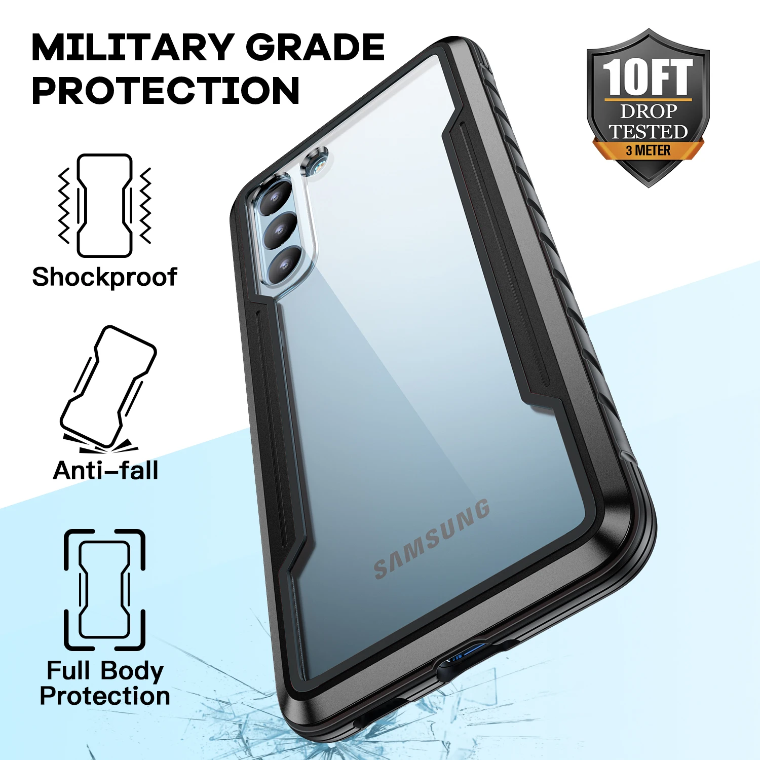 Heavy Armor Shockproof Metal Case For Samsung Galaxy S21 Ultra S20 Plus 5G Phone Case Aluminum Bumper Transparent Cover Coque
Heavy Armor Shockproof Metal Case For Samsung Galaxy S21 Ultra S20 Plus 5G Phone Case Aluminum Bumper Transparent Cover Coque