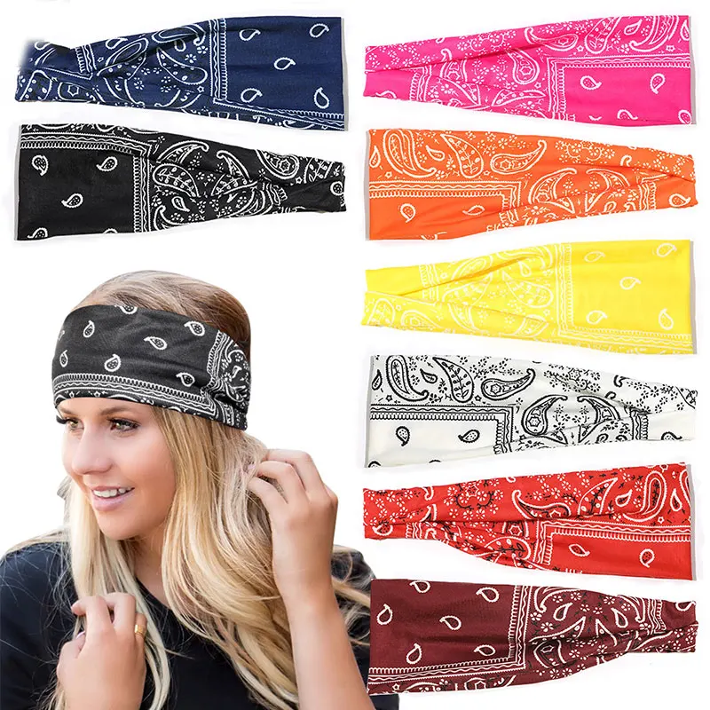 New Women Flower Headband Cashew Print Elastic Turban Hairbands Cross Hair Band Wide stretch Girls Hairband Hair Accessories
New Women Flower Headband Cashew Print Elastic Turban Hairbands Cross Hair Band Wide stretch Girls Hairband Hair Accessories