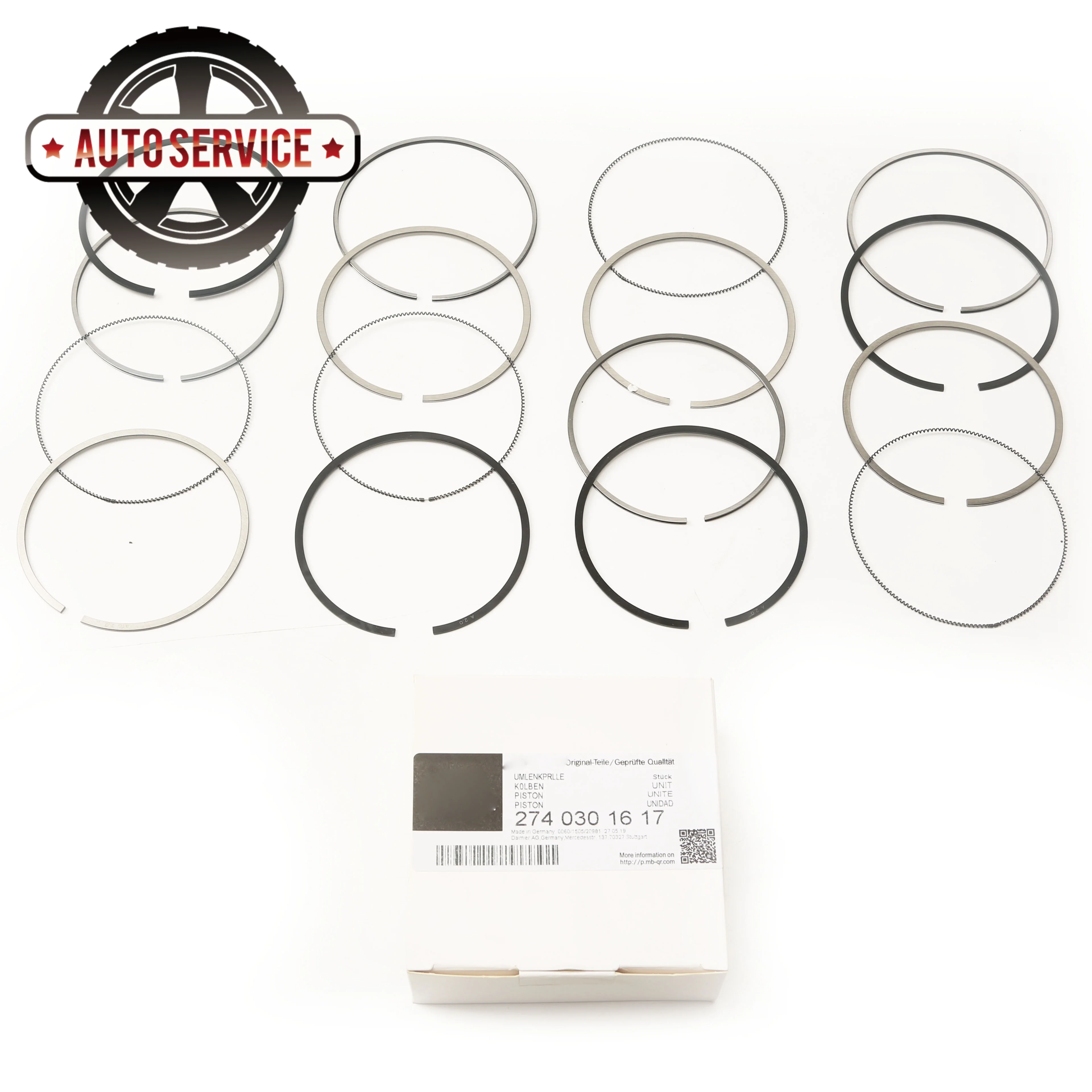 Pistons Rings Set Φ83mm STD 2740300817 For Benz X218 C218 S205 C200 C205 C300 W213 E200 A207 C207 C238 C253 2.0T A 274 030 01 17
Pistons Rings Set Φ83mm STD 2740300817 For Benz X218 C218 S205 C200 C205 C300 W213 E200 A207 C207 C238 C253 2.0T A 274 030 01 17