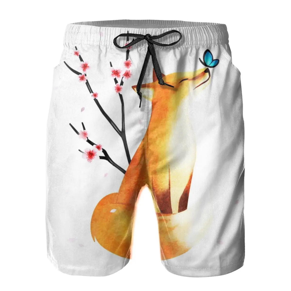 Men Sweatpants Japanese Fox Cherry Blossom Surfing Beach Board Swim Trunks Sport Quick Dry Mesh Cute Casual Short for Adult 
Men Sweatpants Japanese Fox Cherry Blossom Surfing Beach Board Swim Trunks Sport Quick Dry Mesh Cute Casual Short for Adult