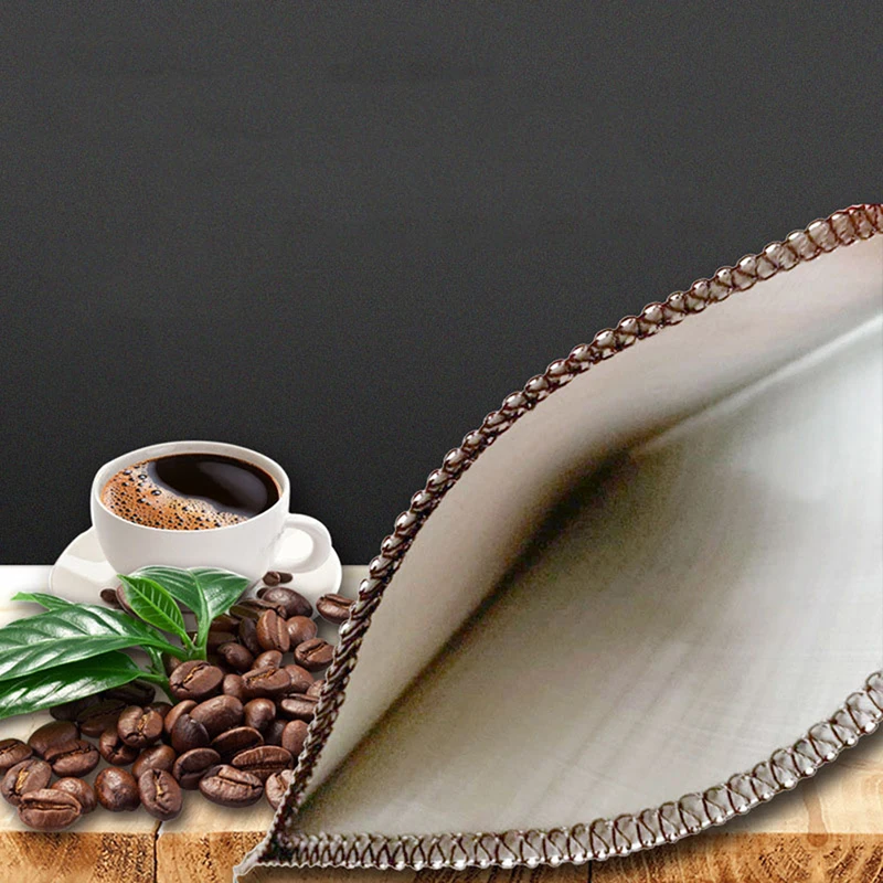 Многоразовый фильтр для кофе, сетчатый фильтр для кофе, конусный фильтр из нержавеющей стали
Многоразовый фильтр для кофе, сетчатый фильтр для кофе, конусный фильтр из нержавеющей стали