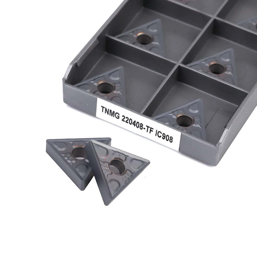 10pcs TNMG220404 TF IC907 TNMG220408 TF IC908 External Turning Tools Carbide inserts CNC lathe Tools Wear-resistant and durables
10pcs TNMG220404 TF IC907 TNMG220408 TF IC908 External Turning Tools Carbide inserts CNC lathe Tools Wear-resistant and durables