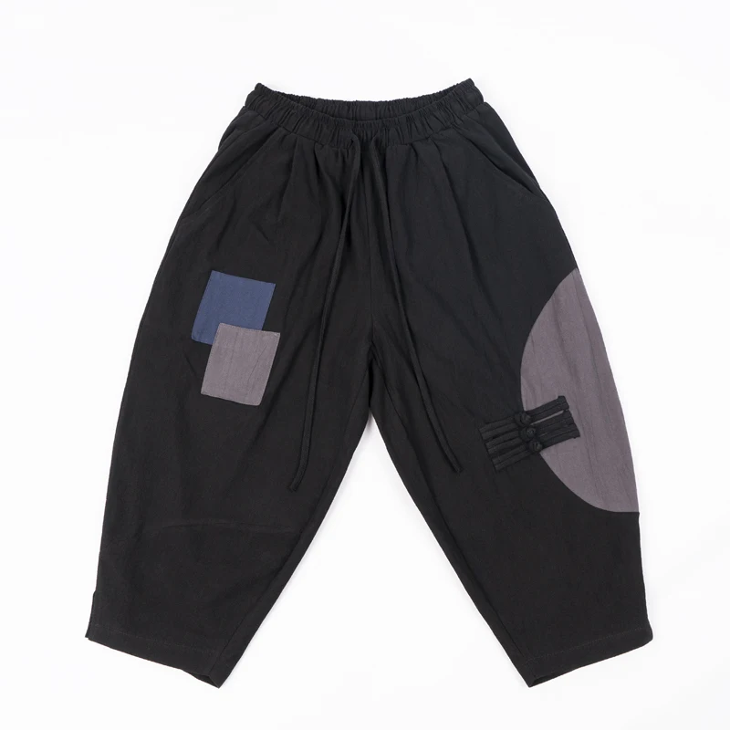 Summer Men Harem Pants Chinese Style Mens Casual Pants Patchwork Cotton Linen Loose Sweatpants Male 2020 New Large Size M-5XL
Summer Men Harem Pants Chinese Style Mens Casual Pants Patchwork Cotton Linen Loose Sweatpants Male 2020 New Large Size M-5XL